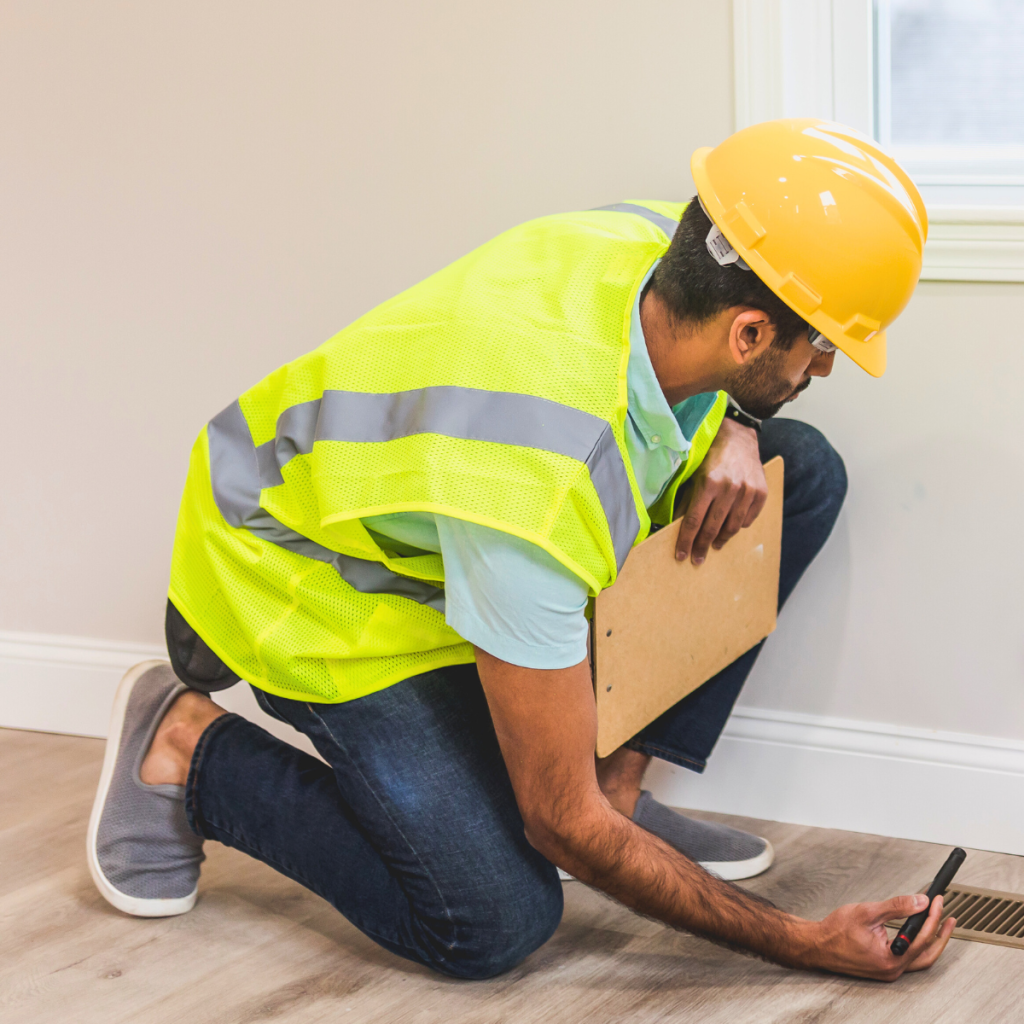 Landlord addressing property maintenance issues to avoid tenant disputes.