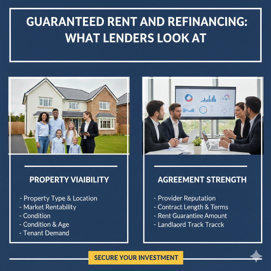guaranteed rent refinancing lender assessment example