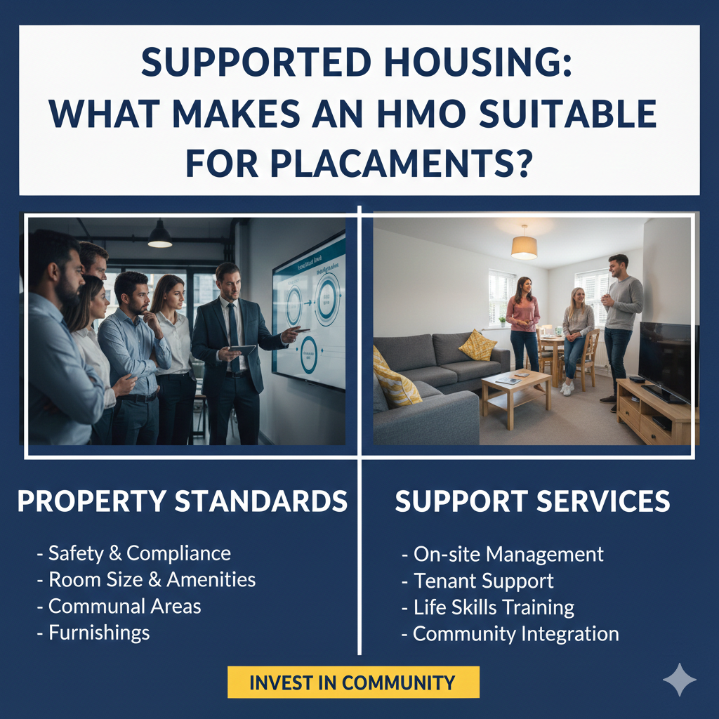 supported housing HMO suitability criteria