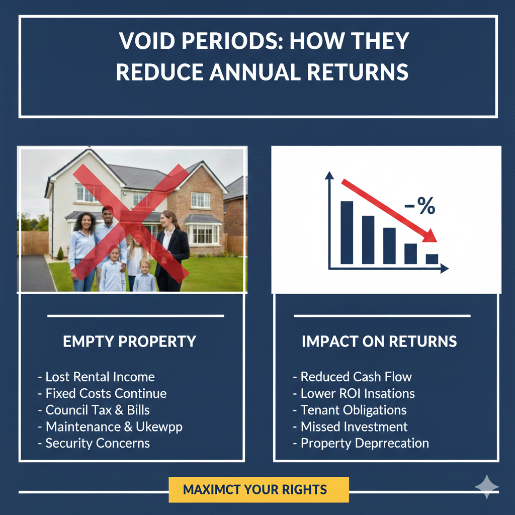 void periods rental income loss calculation example