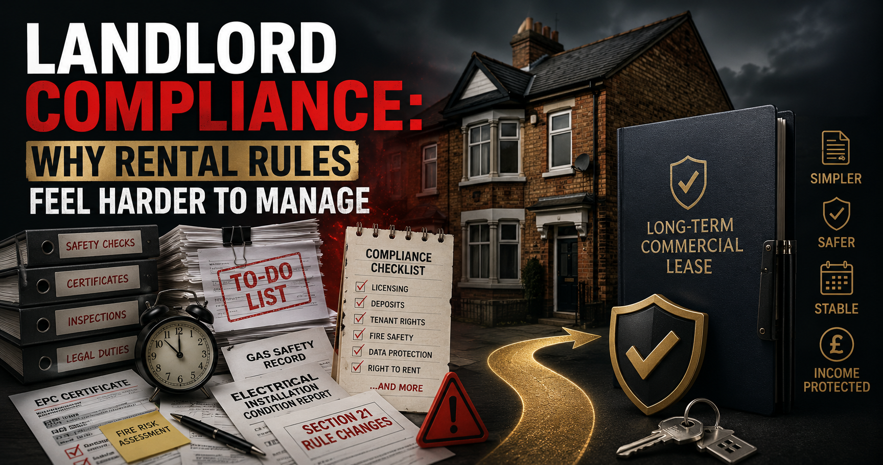 property compliance documents for a rental property